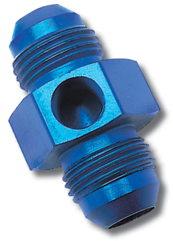 Russell Performance -8 AN Flare auf 3/8 Zoll Rohrdruck-Adapter (Blau)