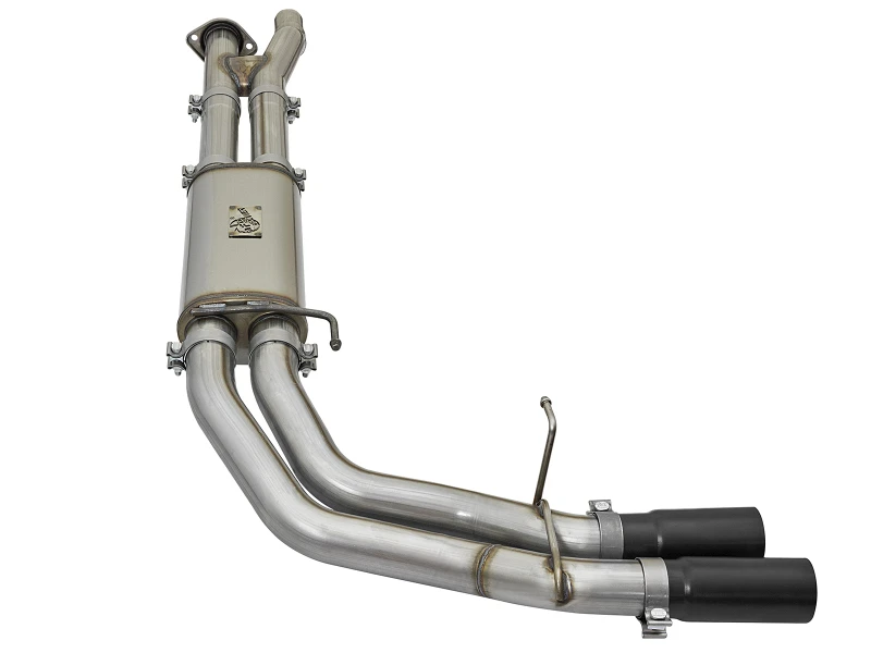 aFe POWER Rebel Series 3 Zoll 409 SS Kat Abgasanlage mit schwarzen Endrohren 17 Ford F-150 Raptor V6-3.5L