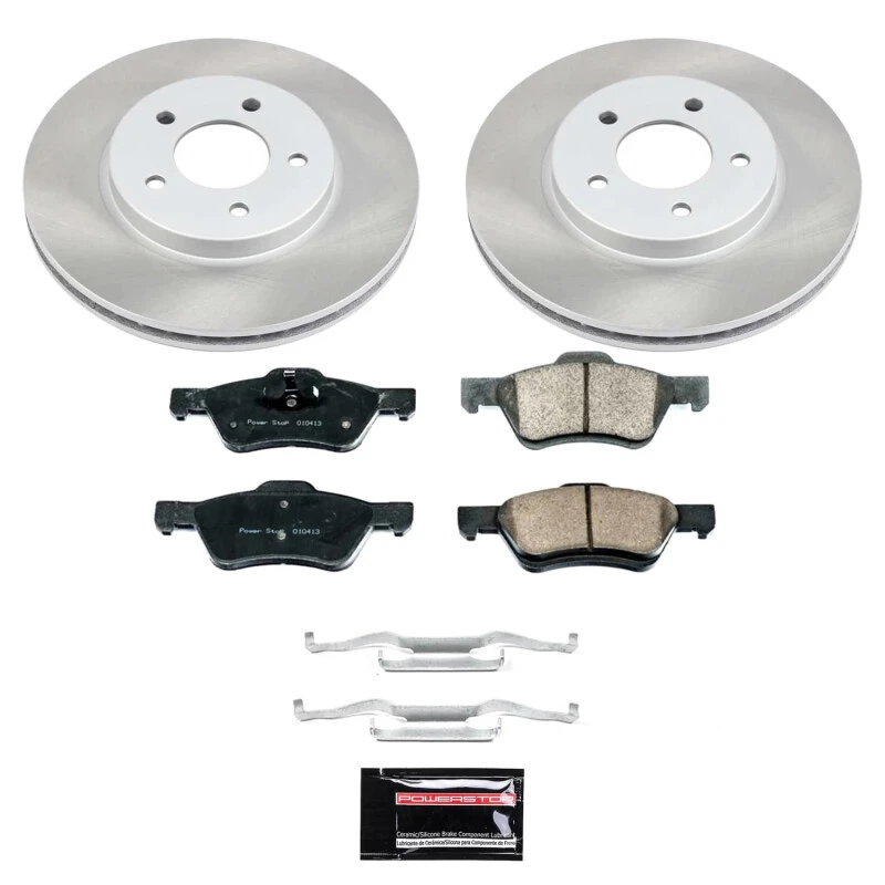 Power Stop 10-11 Mercury Mariner Front Semi-Coated Rotor Kit