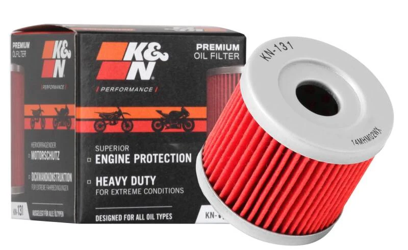 K&N Suzuki / Hyosung 1.75in OD x .5in ID x 1.563in H Oil Filter