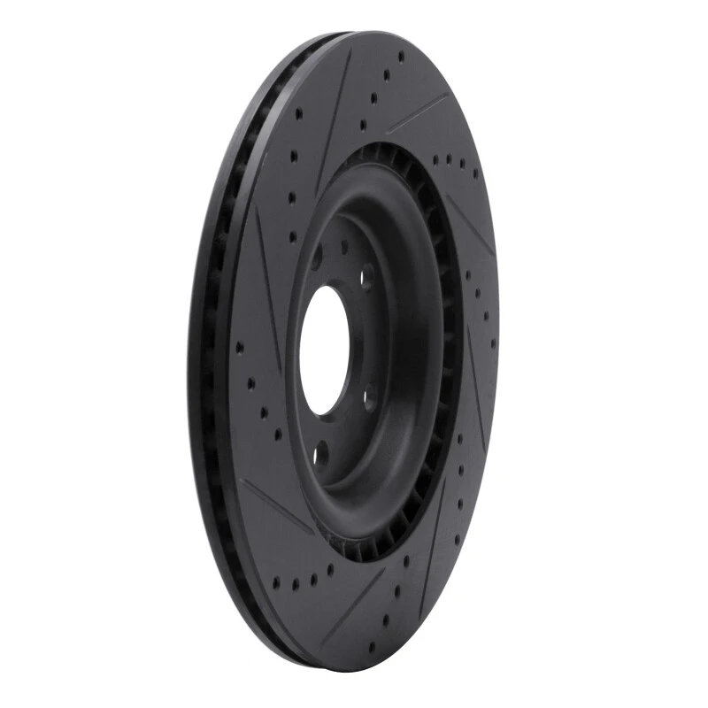 DFC 08-25 Audi SQ5 Sportback Rear Right Drilled & Slotted Black Brake Rotor