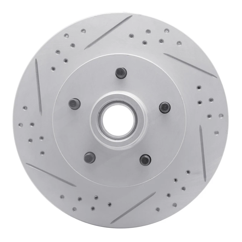DFC 69-96 Buick Riviera Front Left Drilled & Slotted Geoperformance Rotor