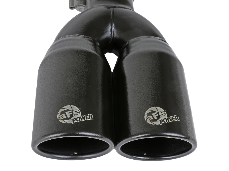 MACH Force-Xp 409 Edelstahl-Klemm-Endschalldämpfer 2,5 Zoll Einlass 3,5 Zoll Auslass - Schwarz