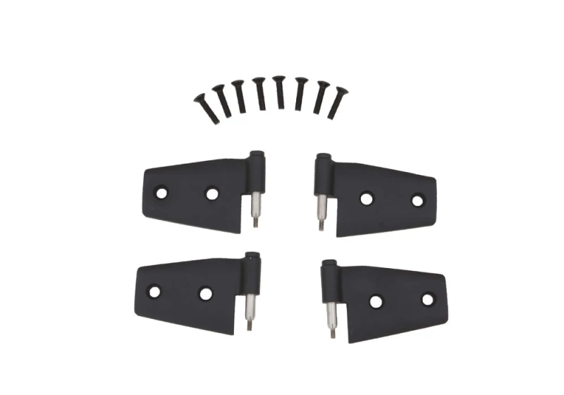 Rampage Door Hinges for 2007-2018 Jeep Wrangler (JK) – Black