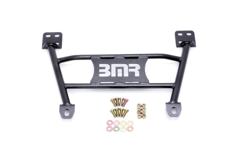 bmr-suspension_CB004H-67930507390ff BMR 05-14 S197 Mustang Radiator-Support-Chassis-Verstärkung - Schwarz Hammertone