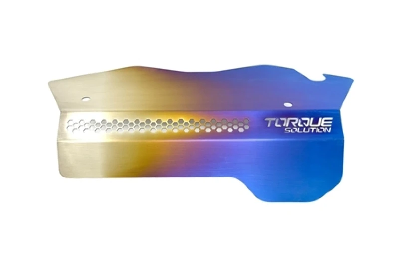 Torque Solution 2022+ Subaru WRX Engine Pulley Cover - Titanium Burnt Purple/Blue