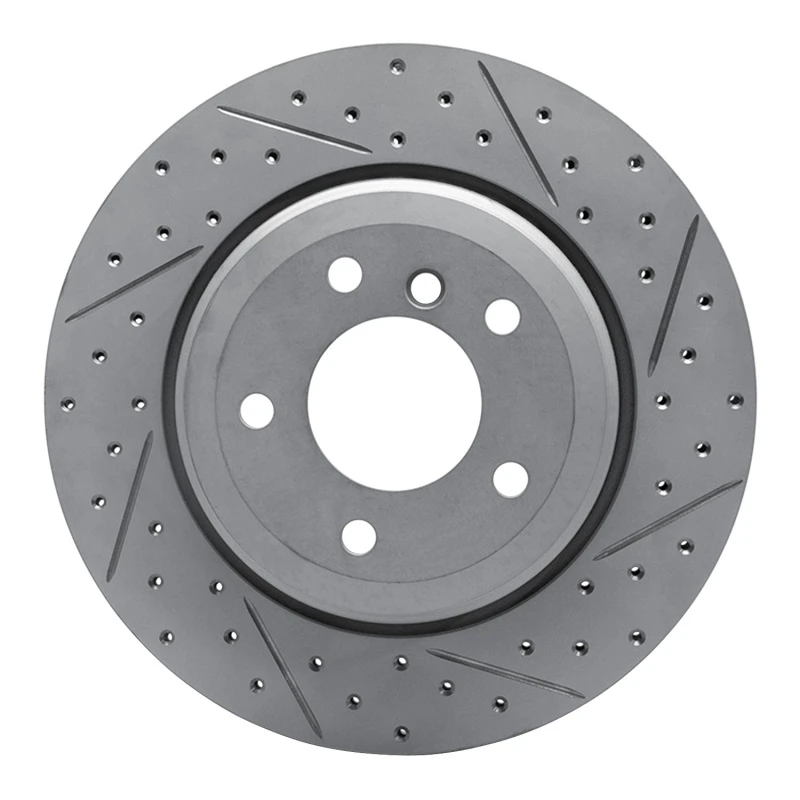 DFC 04-10 BMW 528I Rear Right Drilled & Slotted Geoperformance Rotor