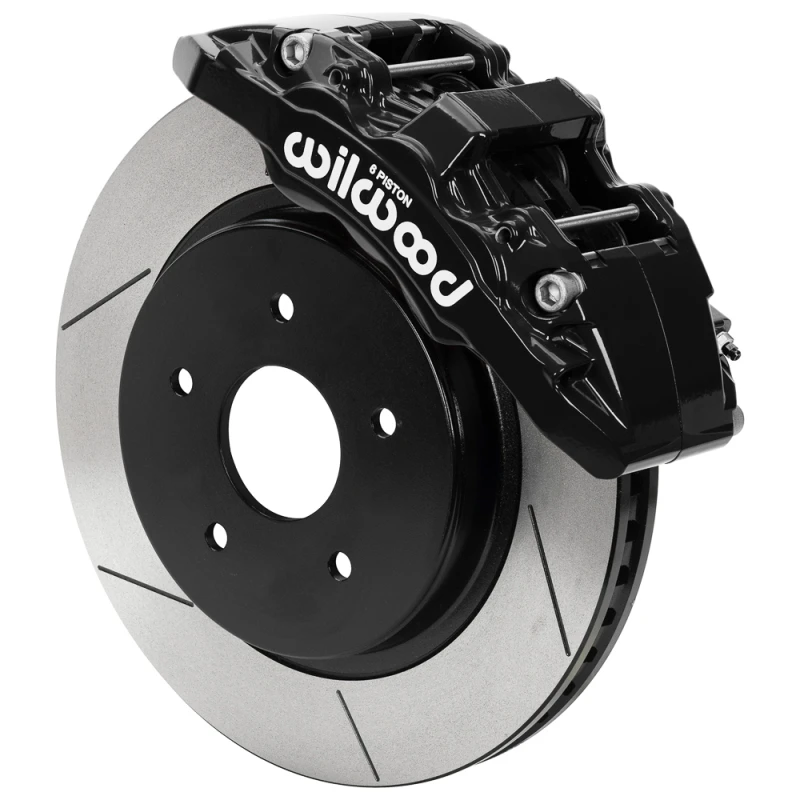 Wilwood 13-18 RAM 1500 4WD AERO6-DM Kit 5 x 5.50in Hub - 13.38in Slotted Rotor - Black