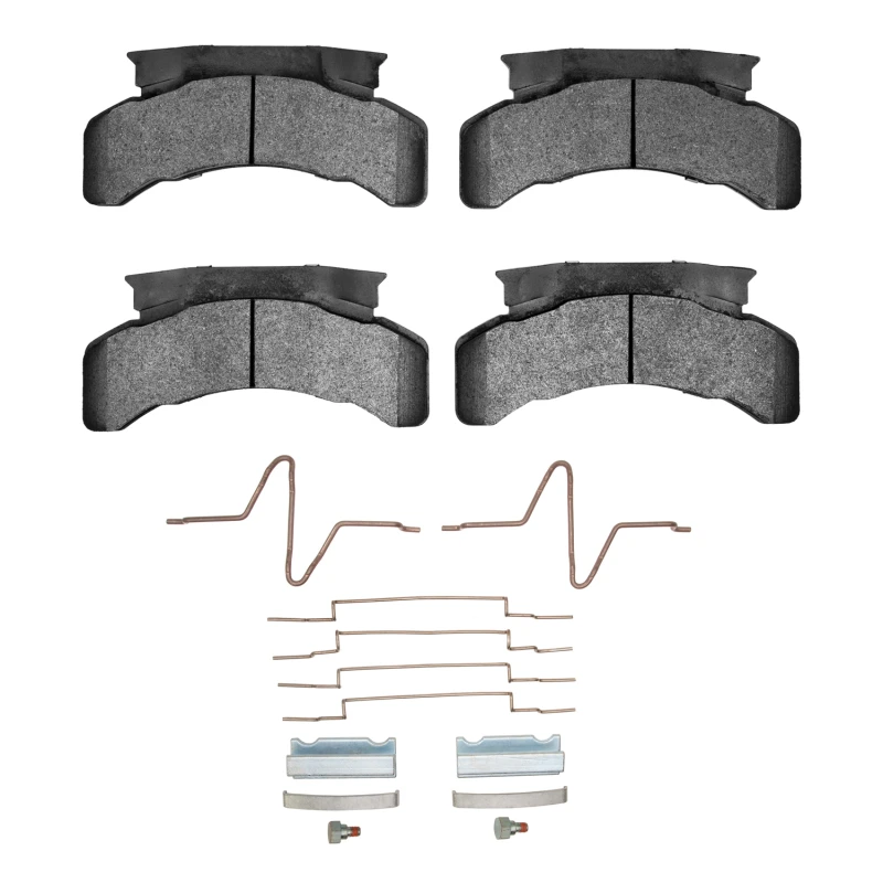 DFC 83-12 Beaver Motorcoach Monterey Front/Rear Heavy Duty Pads and Hardware Kit