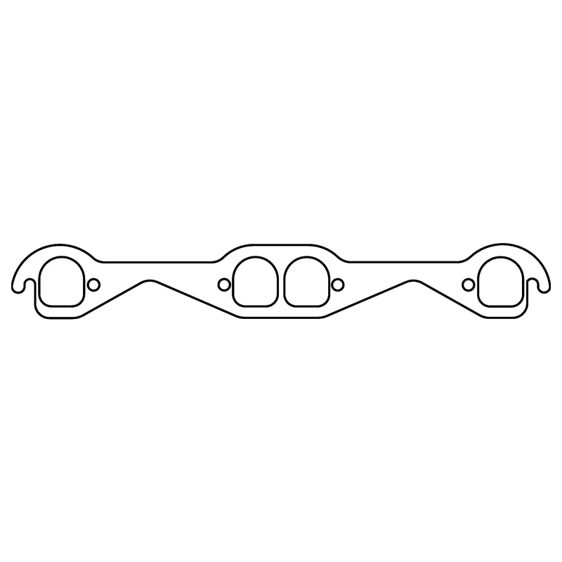 Cometic Chevy Gen1 Small Block V8.060in HTS Exhaust Mani Gskt Set-1.710in x 1.550in Brodix D Ports