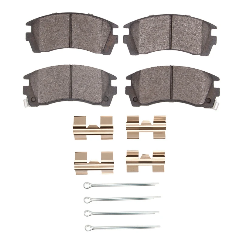 DFC 74-86 Land Rover Range Rover Front 5000 Advanced Low Metallic Brake Pads and Hardware Kit