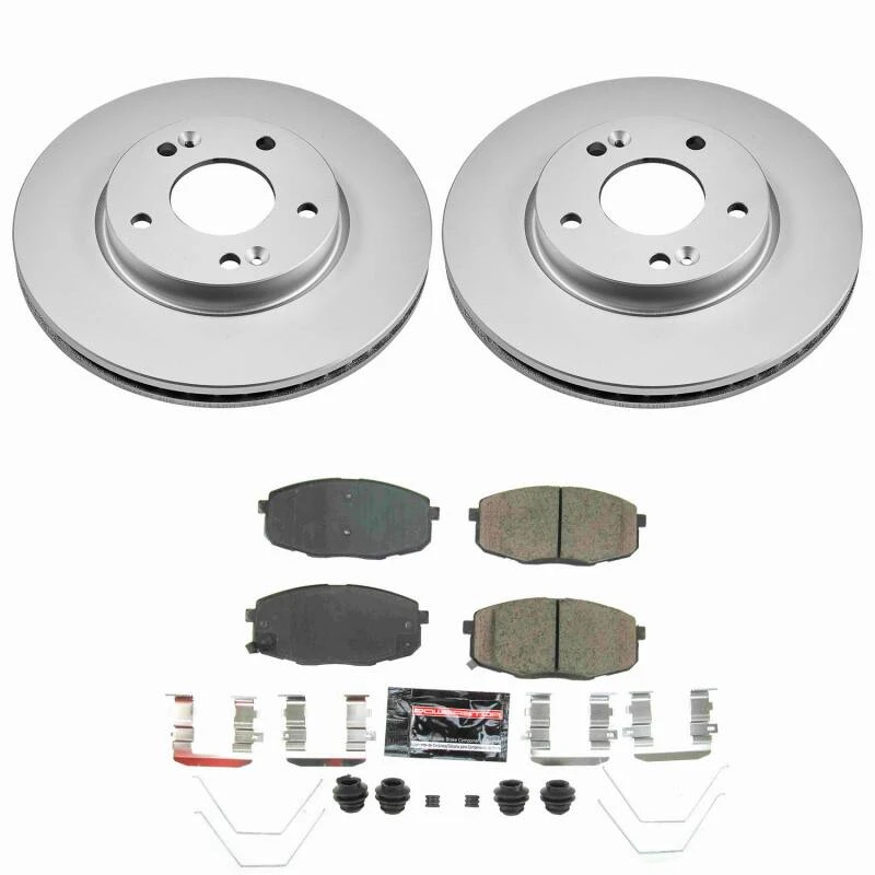 Power Stop 18-23 Hyundai Kona Front Z23 Coated Brake Kit