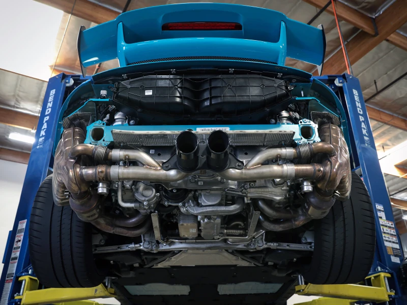 aFe Power MACHForce XP 304 Edelstahl Sekundär-Muffler-Delete-Rohr 14-19 Porsche 911 GT3 3.8L/4.0L