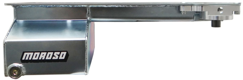 Moroso GM LS Swap Ölwanne mit Frontsumpf & Spin-On Ölfilteradapter