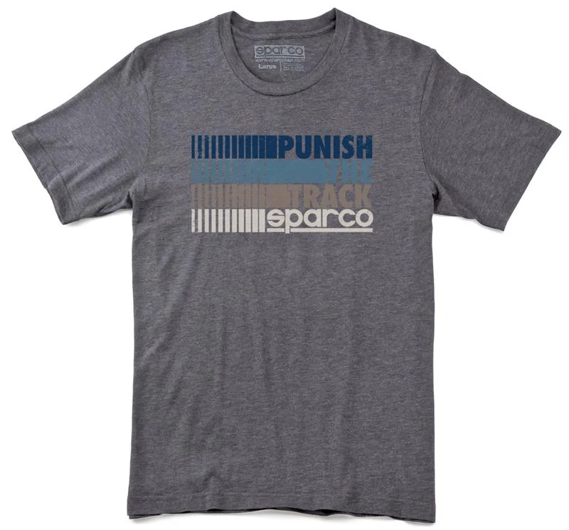 Sparco T-Shirt Punish Grau Xsml