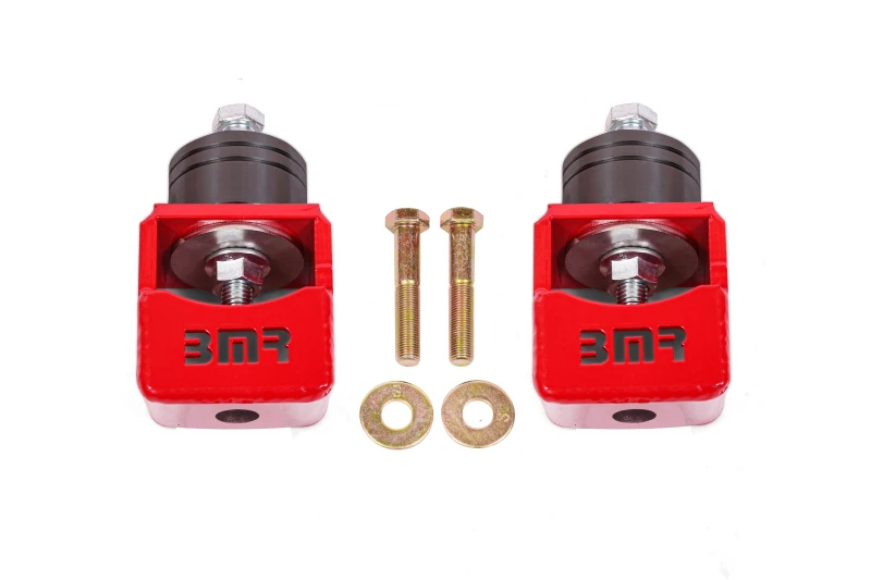 BMR Chevy SS und Pontiac G8 Motorhalter-Kit (feste Buchsen) Rot