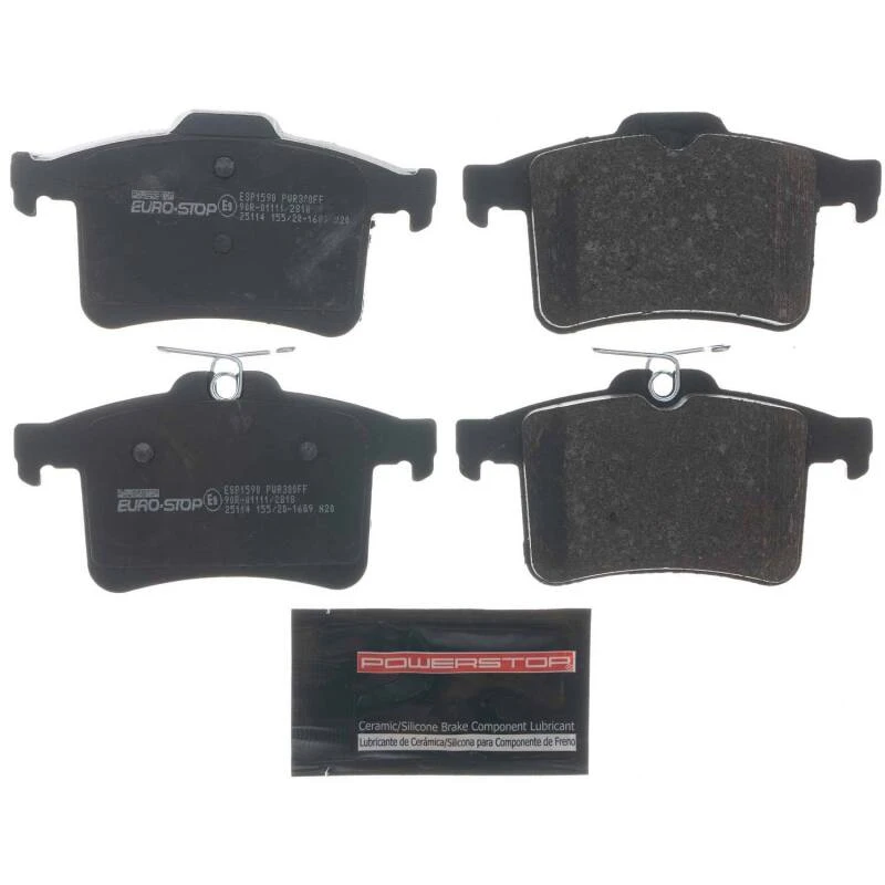Power Stop 12-13 Jaguar XKR-S Euro-Stop ECE-R90 Rear Brake Pads