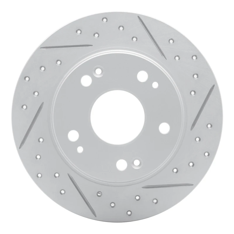 DFC 03-08 Acura Tsx Rear Right Drilled & Slotted Geoperformance Rotor