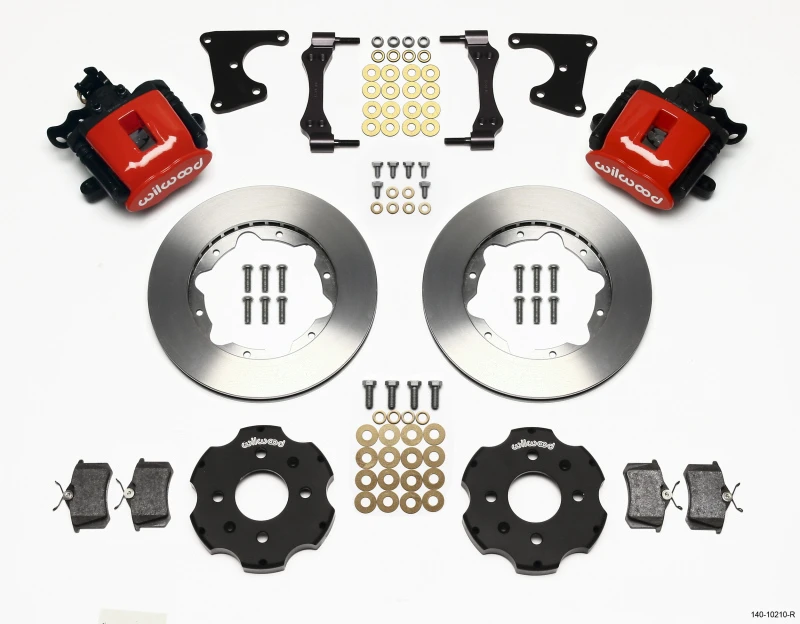 Wilwood Kombinations-Handbremse hinten Kit 11,00 Zoll Rot Civic / Integra Trommel 2,71 Nabenoffset