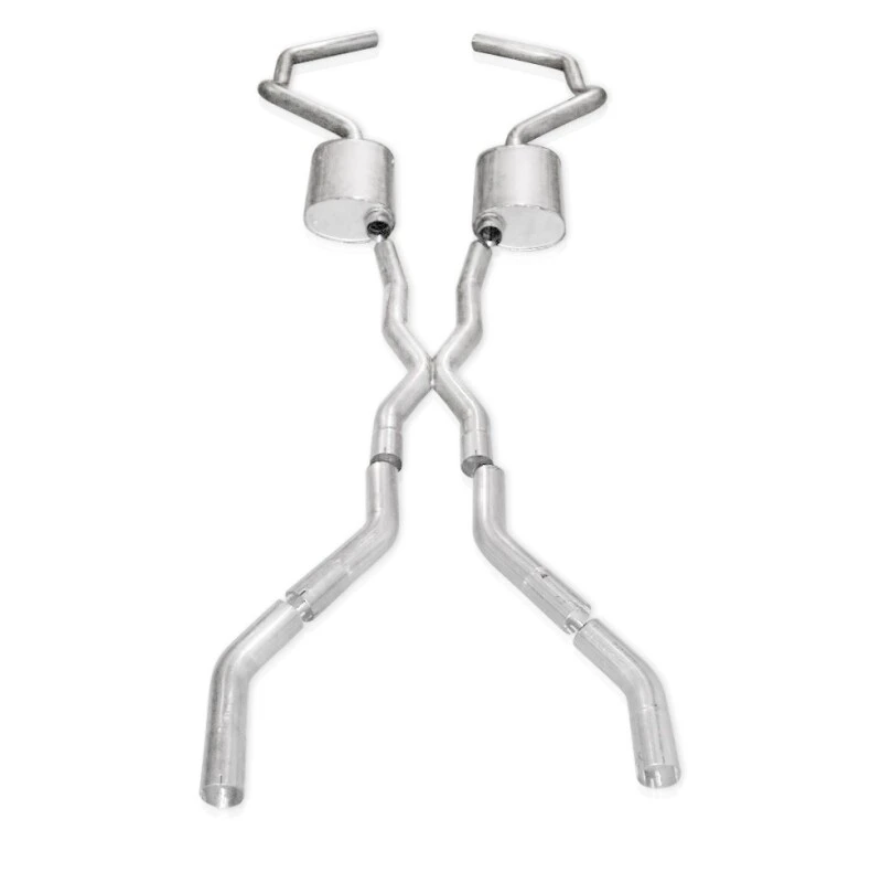 Stainless Works Chevy Camaro 1967-69 Auspuff 3 Zoll Edelstahl mit X-Rohr