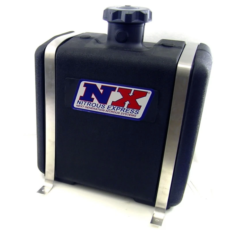 Nitrous Express Wasserinjektion 7-Gallonen-Reservoir (mit Halter, Solenoid und Schlauch) (15L x 17H x 9W)