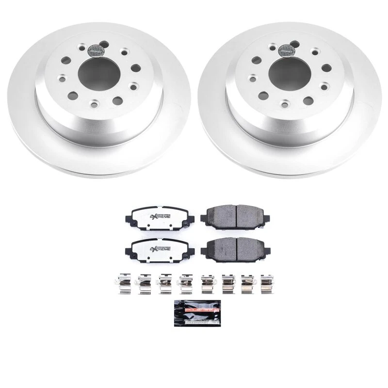Power Stop 18-25 Jeep Wrangler Rear Z36 Coated Truck & Tow Brake Kit