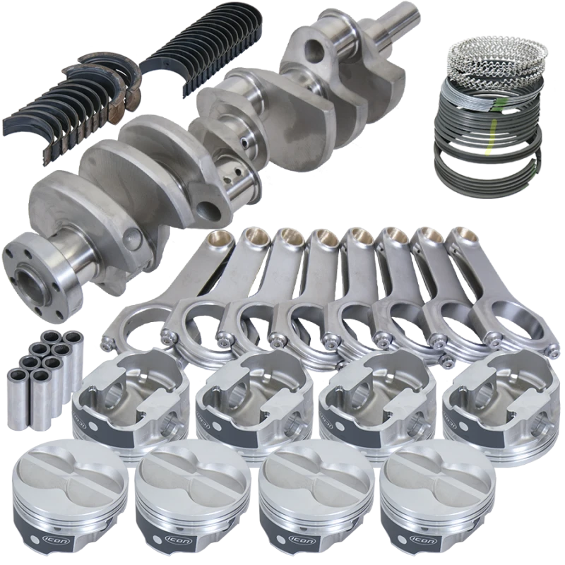 Eagle Ford 289/302 Competition Rotating Assembly mit 3.400in Kurbelwelle und 5.400in H-Balken Pleuel