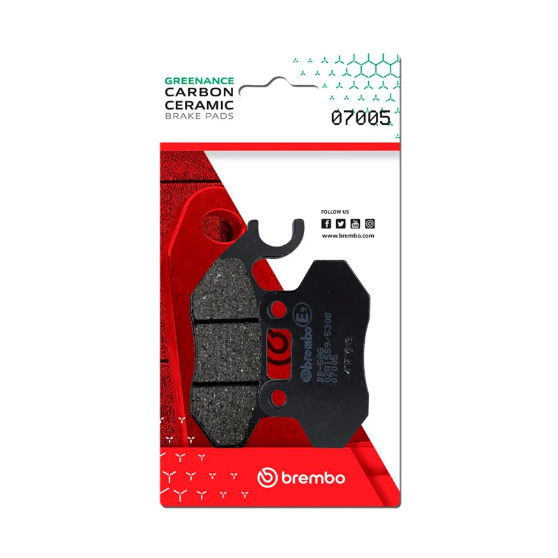 Brembo OE Front Brake Pad for SYM Mask/SYM Red Devil/SYM SYMply/SYM Crox/Zero Zero