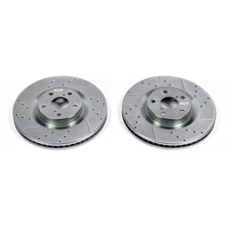 powerstop_JBR1568XPR-6794554bba177 Power Stop 16-17 Lexus GS200t Front Evolution Drilled & Slotted Rotors - Pair