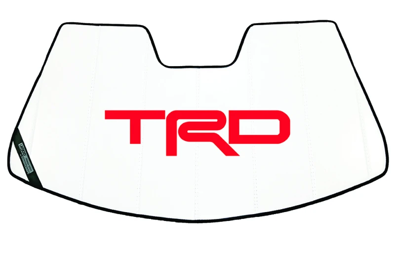 Covercraft 18-23 Toyota Official Licensed UVS100 Premier Series Custom Sunscreen with Red TRD Logo