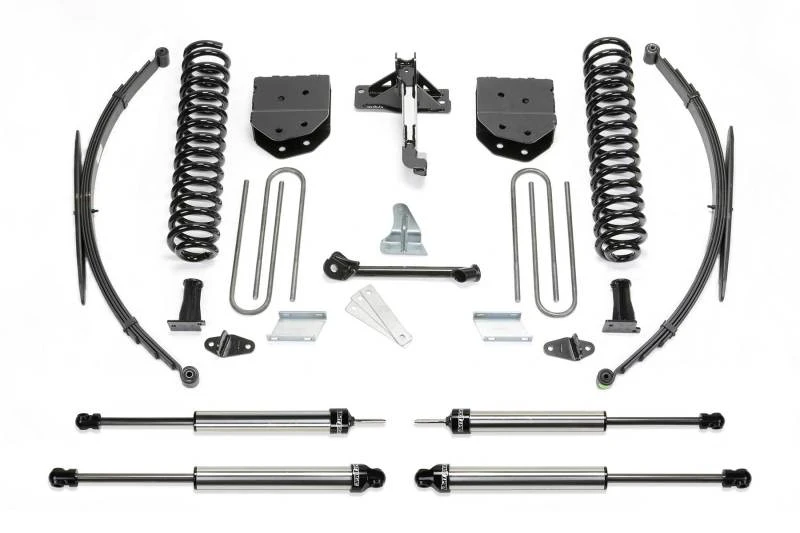 Fabtech 08-16 Ford F250/350 4WD 8 Zoll Basic-System mit Dlss-Stoßdämpfern und hinteren Blattfedern