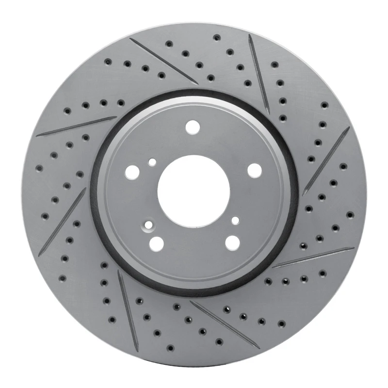DFC 16-22 Acura ILX Front Right Drilled & Slotted Geoperformance Rotor