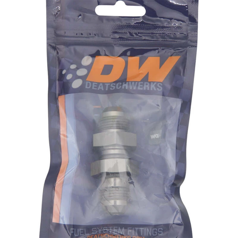 DeatschWerks 8AN-Männlich-Flare zu 8AN-Männlich-Flare-Bulkhead-Adapter (inkl. Mutter)