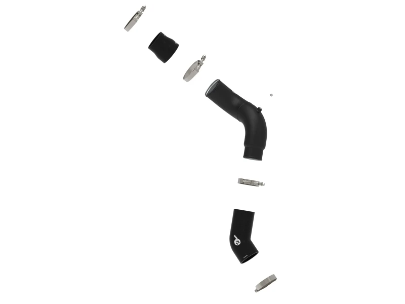 aFe BladeRunner 3-1/2in Aluminum Cold Charge Pipe Black RAM Diesel Trucks 25-26 L6-6.7L (td)