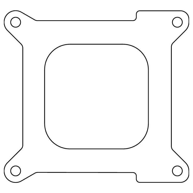 Cometic NASCAR 4 Barrel.047in Faser-Kraftstoffeinspritzdüse/Gaspedal-Montage-Dichtung - Offenes Plenum