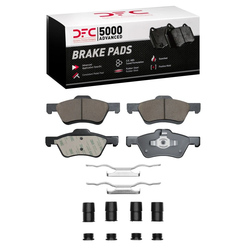 DFC 05-12 Ford Escape Front 5000 Advanced Ceramic Brake Pads and Hardware Kit