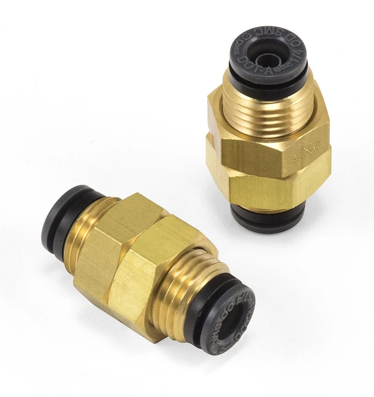 Air Lift Universal Bulkhead Union 1/4 Zoll PTC x 1/4 Zoll PTC-DOT