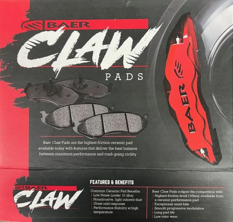 Baer Brakes 92-02 Dodge Viper Claw Brake Pads