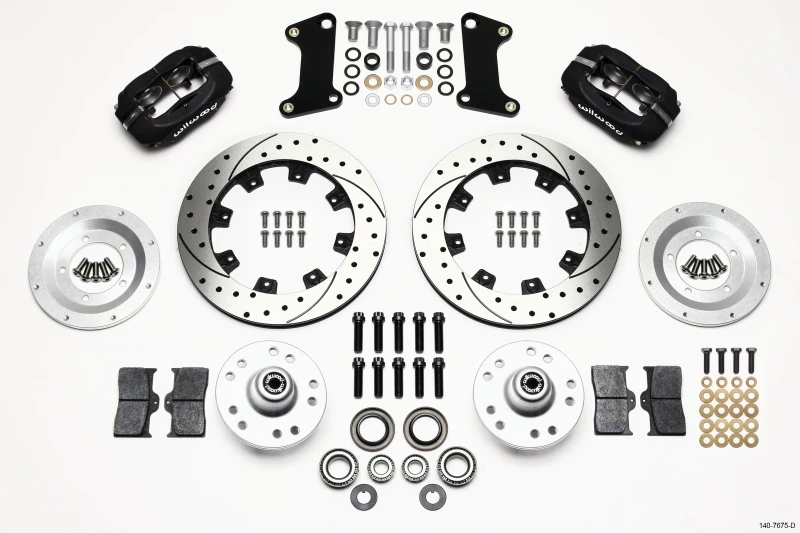 wilwood_140-7675-D-6797611f5e76c Wilwood Forged Dynalite Front Kit 12.19in Drilled 67-69 Camaro 64-72 Nova Chevelle