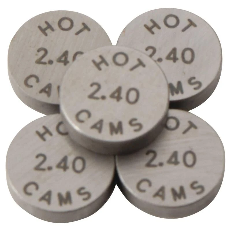 Hot Cams Shim Kit 2,400 mm Dicke - 5er Pack