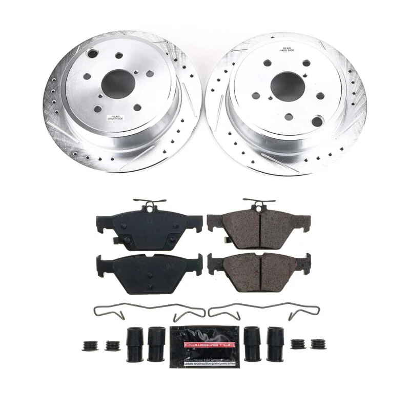 Power Stop Rear Z23 Evolution Brake Kit for 2021 Subaru WRX