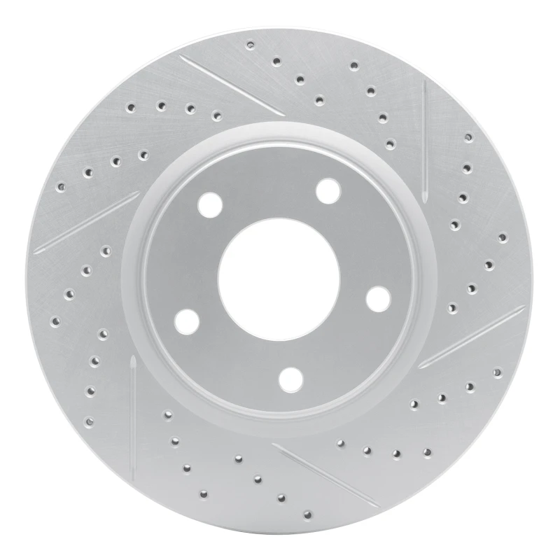 DFC 03-05 Infiniti G35 Front Right Drilled & Slotted Geoperformance Rotor