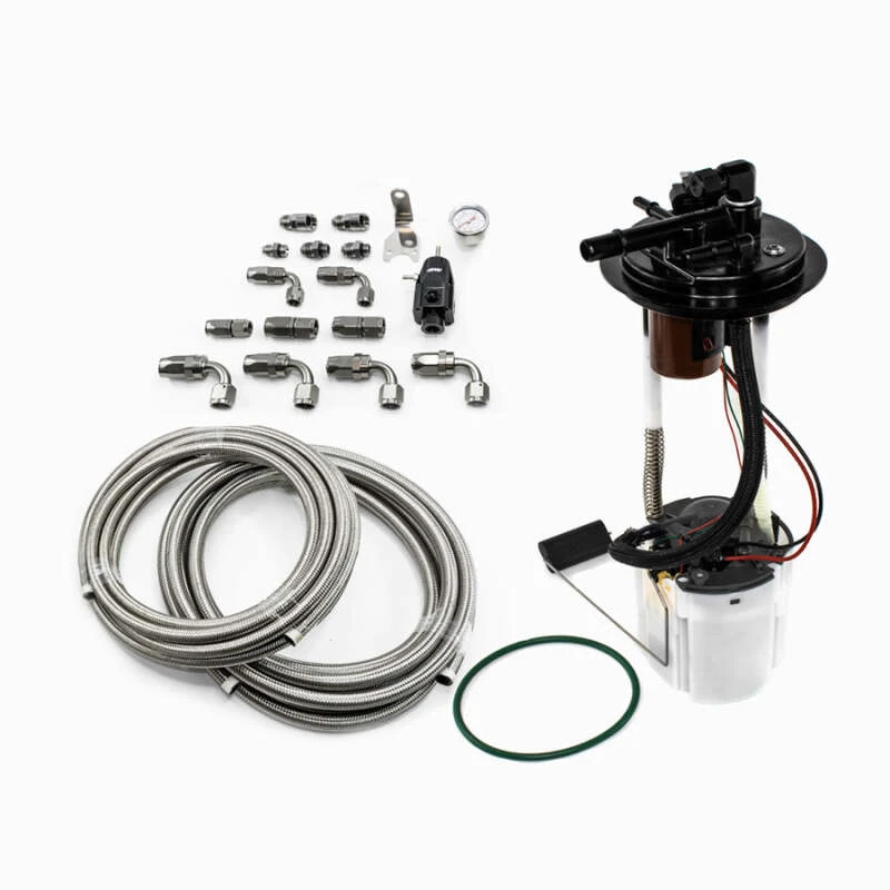 DeatschWerks 05-09 GM Truck DW400 Pumpmodul mit CPE Kraftstoffleitungen
