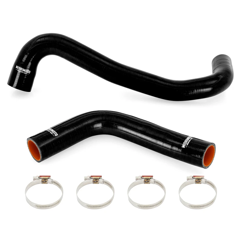 Mishimoto 98-07 Land Cruiser 4.5L I6 Silikon-Kühlwasserschlauch-Kit - Schwarz