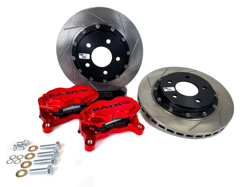 Baer Brakes 15-23 Ford Mustang 12in SS4+ Deep Stage 2.0 Front Slot Brake Kit - Clear