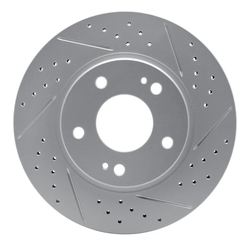 DFC 00-24 Chrysler Sebring Front Right Drilled & Slotted Geoperformance Rotor