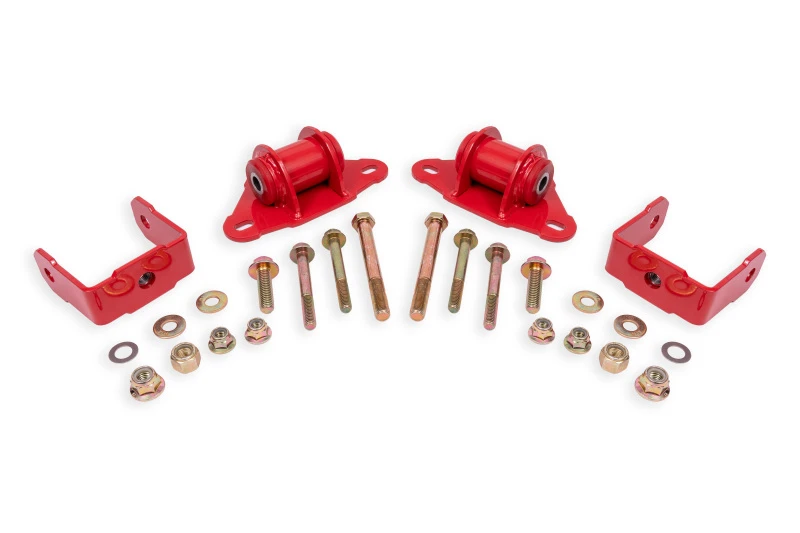 BMR 14-19 Chevrolet Corvette Polyurethane Transmission/Differential Mount - Red