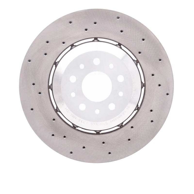 DFC 15-20 Alfa Romeo 4C Front Drilled GeoSPEC Coated Rotor