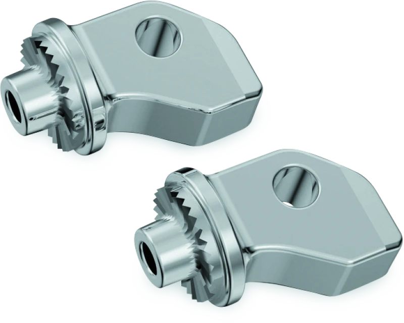 Kuryakyn Front Splined Peg Adapters for Indian Scout Chrome