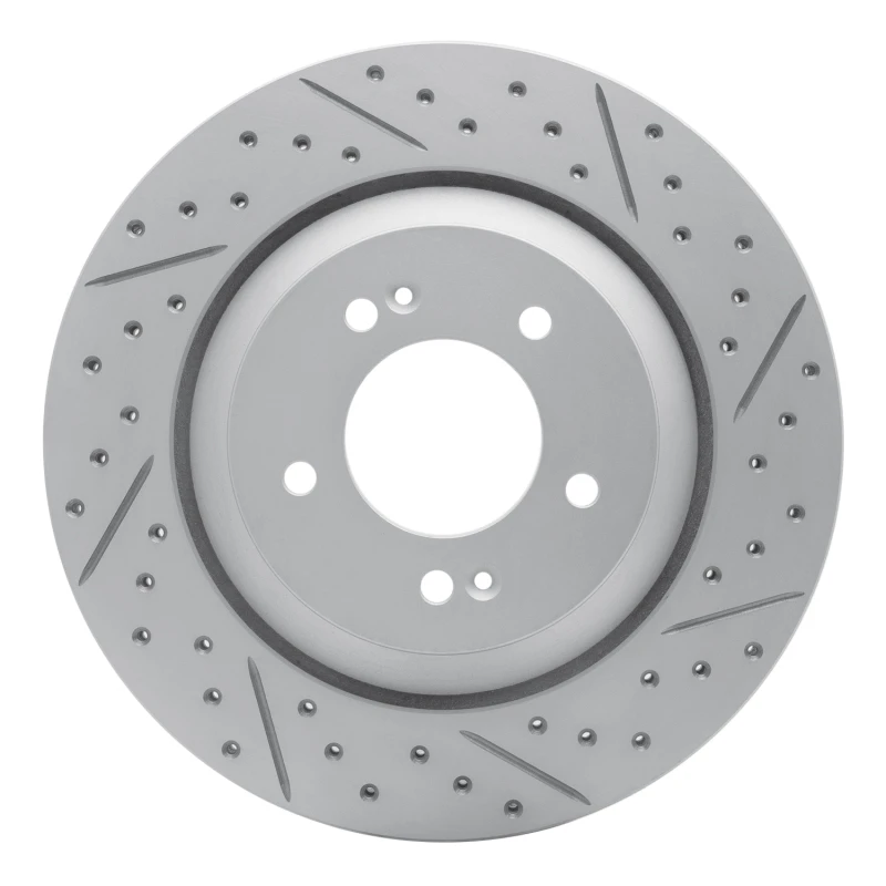 DFC 19-25 Hyundai Veloster N Rear Right Drilled & Slotted Geoperformance Rotor